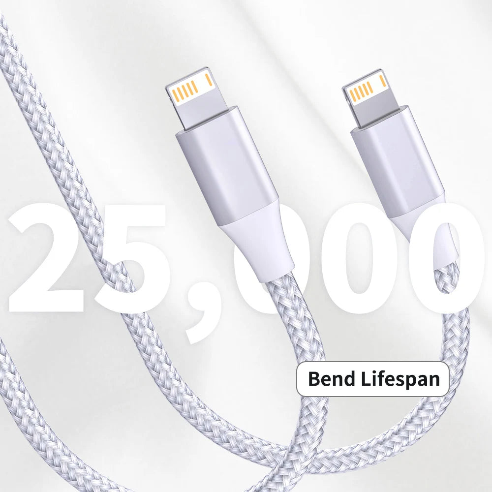 🔌⚡ LAIHONEN MFi USB-A σε Lightning Cable 2.4A 📱⚡