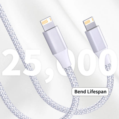 🔌⚡ LAIHONEN MFi USB-A σε Lightning Cable 2.4A 📱⚡