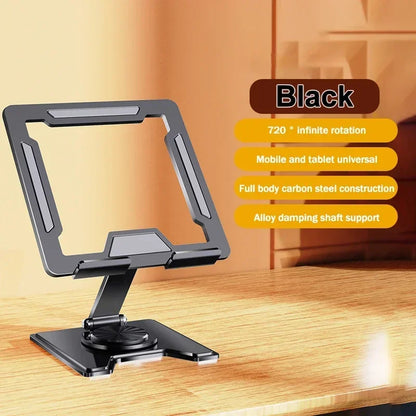 📱🔄 360° Rotatable Tablet Stand – Ρυθμιζόμενη & Αναδιπλούμενη Βάση iPad & Tablet 🎯