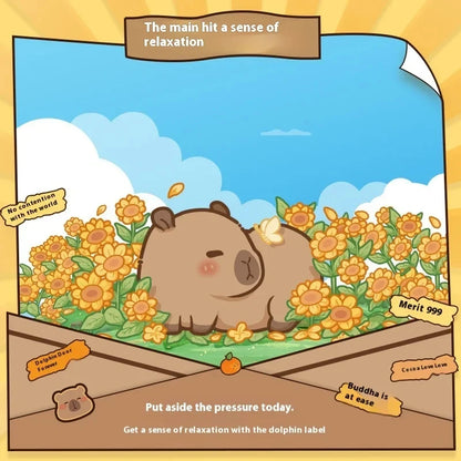🐹 Cute Capybara Wireless Mouse – Ασύρματο, Αθόρυβο, 1200DPI με USB Receiver 💖 Το πιο χαριτωμένο ποντίκι για γραφείο, δώρο ή καθημερινή χρήση!