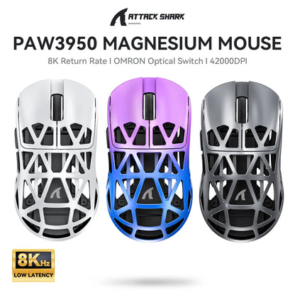 ⚔️ Attack Shark R2 Wireless Gaming Mouse – 8K Polling, 42.000 DPI, Magnesium Alloy 🖱️🔥 Hyperlight. Hyperspeed. Hyper-Precision. Το ultimate competitive mouse είναι εδώ.