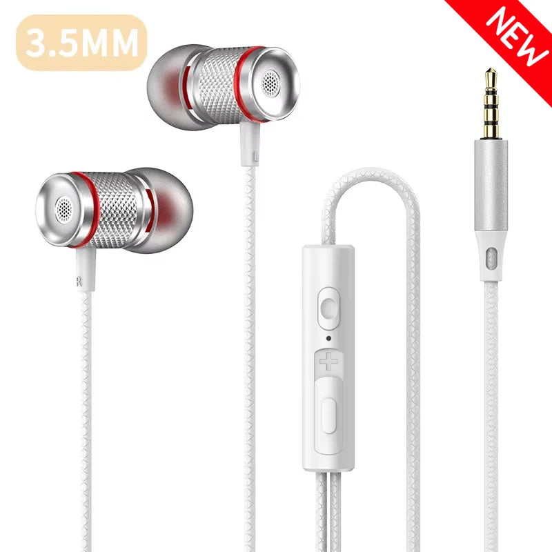🎧 9D HiFi Heavy Bass Earphones – Ενσύρματα Ακουστικά με 7.1 Surround & Μικρόφωνο