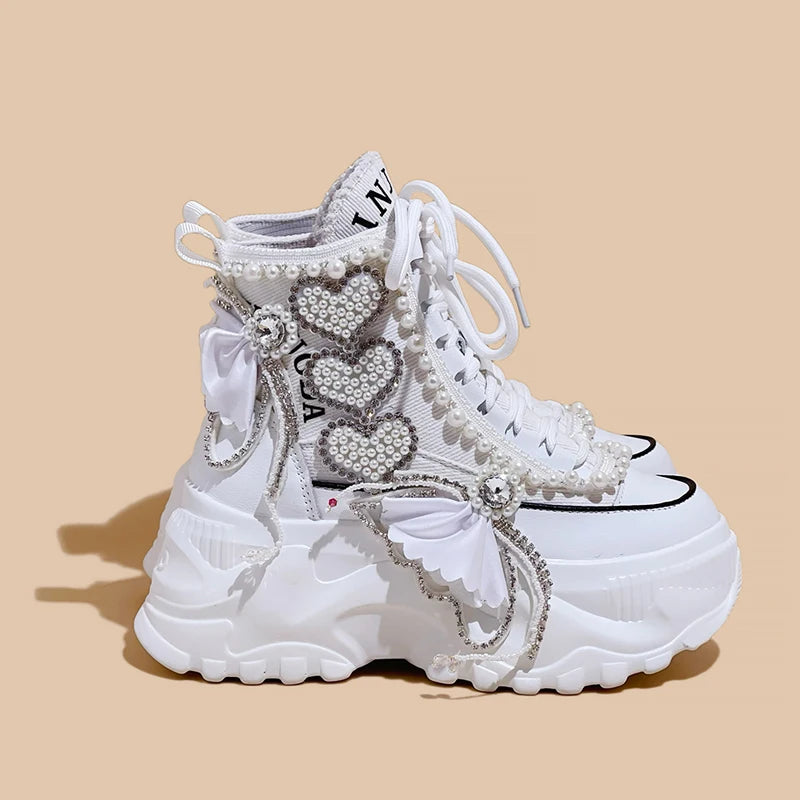 👟✨ Γυναικεία Sneakers με Παχύ Σόλα 8cm – Στυλ, άνεση & ύψος σε κάθε σου βήμα!