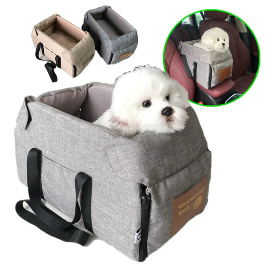 🚗🐶 Portable Console Booster Car Seat & Carrier – Πολυτελές Κάθισμα & Τσάντα Μεταφοράς για Μικρούς Σκύλους & Γάτες 🐾🛡️ Άνεση, ασφάλεια και στυλ – ακριβώς στο κέντρο της προσοχής!