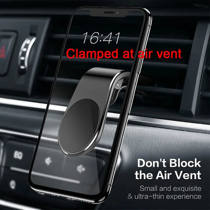 🚗🧲 Μαγνητική Βάση Κινητού για Αυτοκίνητο – Air Vent Clip 📱 Στήριγμα GPS για iPhone, Samsung, Xiaomi, LG