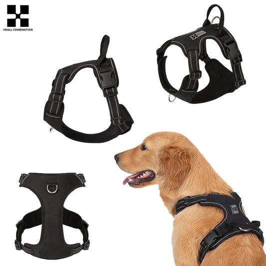 🐾✨ Personalized No-Pull Dog Harness – Αντανακλαστικό, Άνετο & Ρυθμιζόμενο 💪🐶 Περίπατοι χωρίς τράβηγμα, με στυλ και ασφάλεια – για κάθε μέγεθος σκύλου!