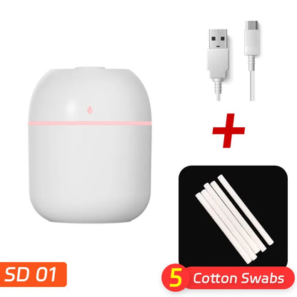 💧🌬️ Mini Φορητός Υγραντήρας Νερού – Σταγόνα Νερού USB, Αθόρυβος & Αυτόματη Προστασία ⚡🏠