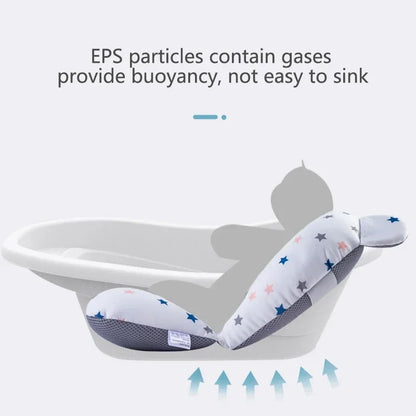 🛁👶 Baby Bath Seat Support Mat – Αναδιπλούμενο Μαξιλάρι & Κάθισμα Μπανιέρας για Νεογέννητα Άνετο, μαλακό και αντιολισθητικό, για ασφαλές και απολαυστικό μπάνιο! 💖💦