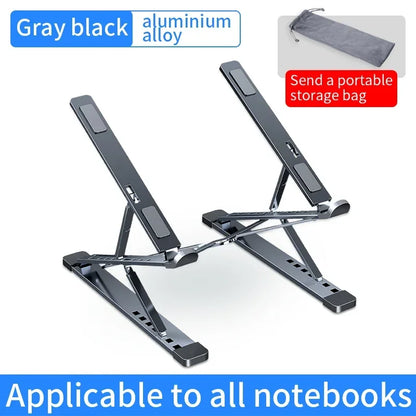 💻✨ N8 Double-Layer Laptop Stand – Αλουμινένια Αναδιπλούμενη Βάση Γραφείου 🎯