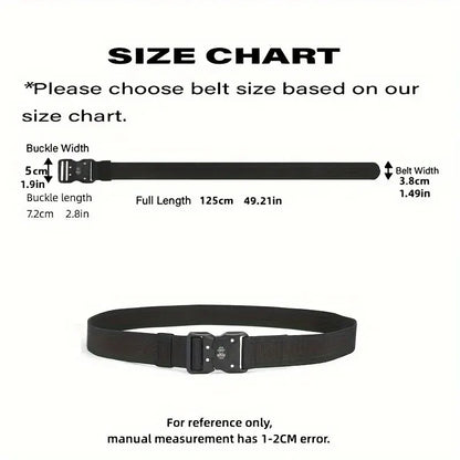 👖⚡ Tactical Ζώνη με Quick Release – Unisex Casual Outdoor Belt 🎯 Ελαστική Ζώνη Εκπαίδευσης & Καθημερινής Χρήσης