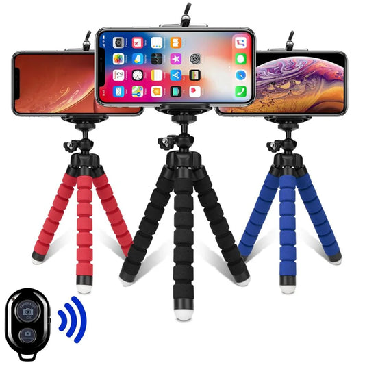 📸 Mini Tripod Octopus με Κλιπ Κινητού & Βάση Κάμερας – Ευέλικτο Stand για Selfies & Video 🎥