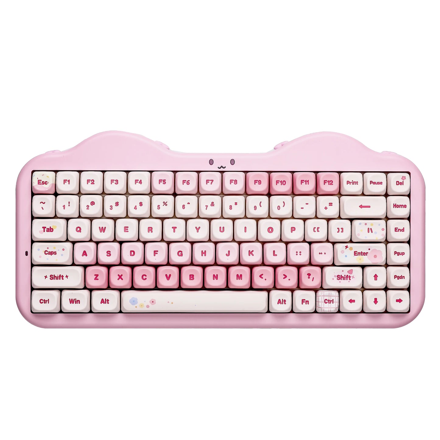 YUNZII C75 Pink Wireless Mechanical Keyboard Το απόλυτο 75% custom keyboard με creamy αίσθηση πληκτρολόγησης