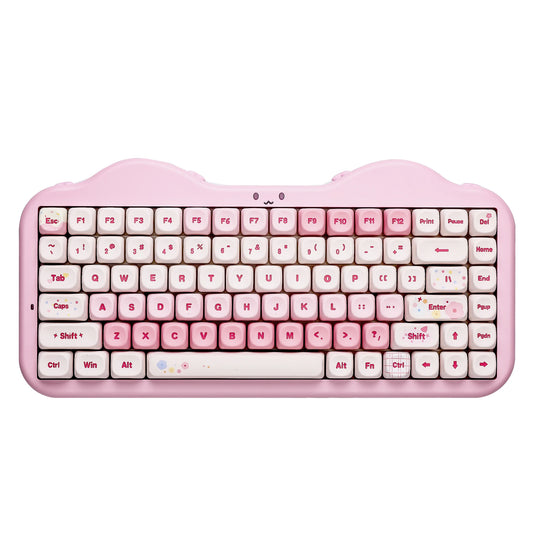 🎀 YUNZII C75 Pink Wireless Mechanical Keyboard Το απόλυτο 75% custom keyboard με creamy αίσθηση πληκτρολόγησης ✨💖