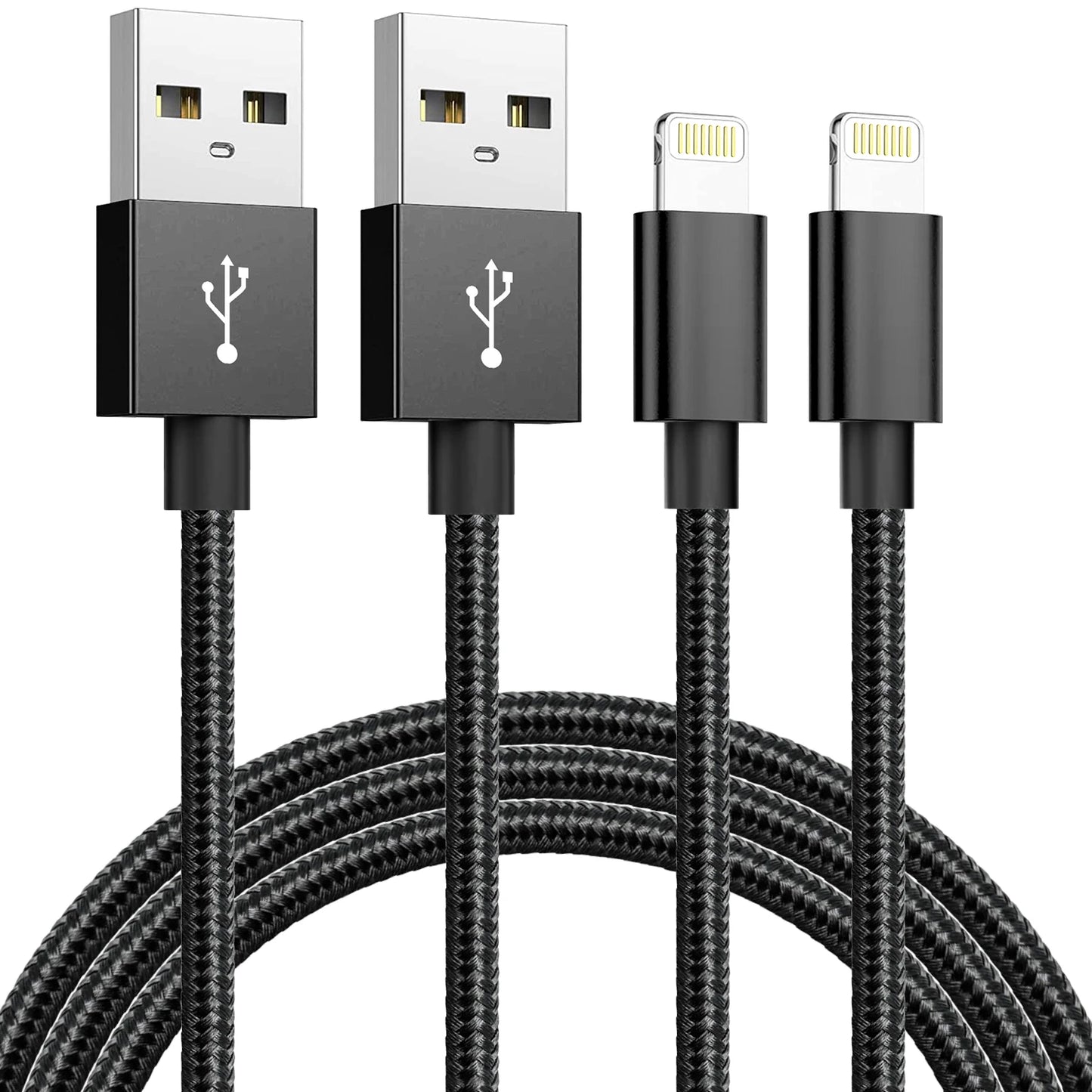 🔌 2.4A USB Καλώδιο Φόρτισης & Μεταφοράς Δεδομένων για iPhone / iPad Γρήγορη φόρτιση και αξιόπιστη μεταφορά αρχείων για όλες τις συσκευές σου Apple! ⚡🍏
