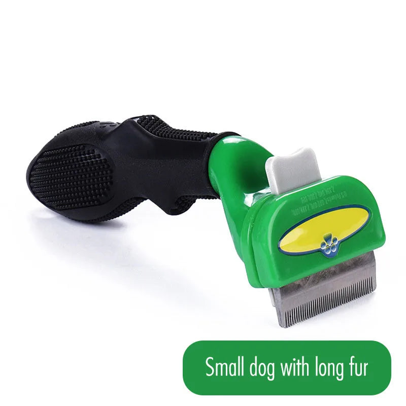 🐾 Βούρτσα Περιποίησης & Αφαίρεσης Τριχών – Cat & Dog Grooming Brush | Εργαλείο Καθαρισμού για Γάτες & Σκύλους