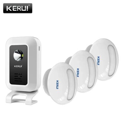 🚪🔔 KERUI M7 Ασύρματο Motion Sensor Doorbell & Alarm 🌙🌟 Κουδούνι Καλωσορίσματος, Συναγερμός & Φωτιστικό Νύχτας