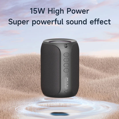 Zealot S32PRO Powerful Bluetooth Speaker – 15W Bass, LED Lights, IPX5 Waterproof