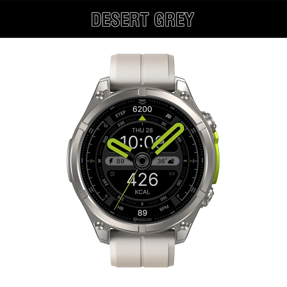 Zeblaze VIBE 8 Smartwatch – AMOLED 1.43’’ | Κλήσεις από το Ρολόι | Φακός | Ανοξείδωτο Ατσάλι