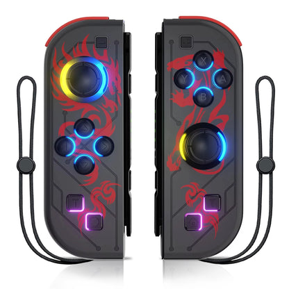 🎮 Wireless RGB Gamepad Controller για Nintendo Switch / Switch Lite / Switch OLED / PC | Με Turbo Function, 6-Axis Gyro & Dual Vibration | Lapezei Joy Pad