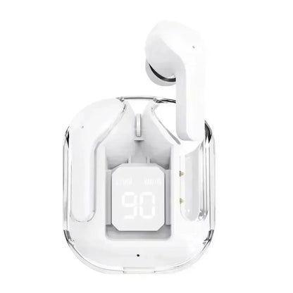 🎧✨ Original T2 Transparent TWS Bluetooth Earbuds – Bluetooth 5.3, HiFi Ήχος & LED Power Display