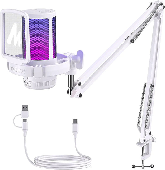 🎤🌈 Maono Gamerwave DGM20S – USB RGB Gaming Microphone με Noise Canceling ⚡