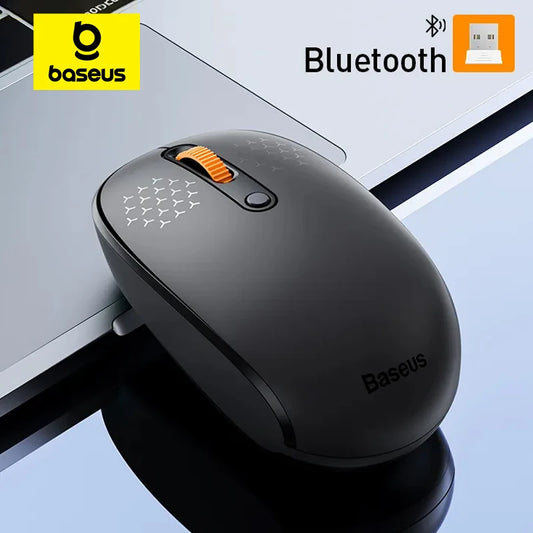 🖱️⚡ Baseus F01B Tri-Mode Wireless Mouse – 2.4G / Bluetooth 5.0 / Silent Click