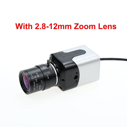 📸🔬 Ultra HD 16MP USB Camera – Επαγγελματική Βιομηχανική Κάμερα με Varifocal CS Lens 5-50mm/2.8-12mm 🎯