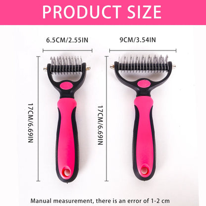 🪮🐾 Double-Sided Pet Knot Comb – Χτένα Αφαίρεσης Κόμπων για Σκύλους & Γάτες ✂️🐶🐱 Τέλος στους κόμπους & τις μπλεγμένες τρίχες – με εργονομική σχεδίαση & υψηλή απόδοση!