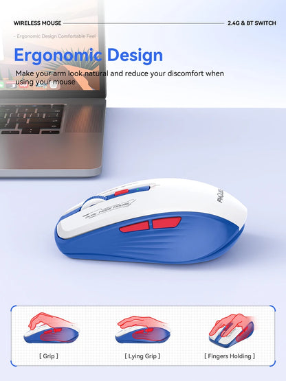 🖱️ Xiaomi M303L Dual Mode Wireless Mouse – Bluetooth + 2.4GHz, 1600 DPI, Rechargeable, Silent 🌙 Απόλυτη φορητότητα, άνεση & εργονομία – για Android, iOS, PC & Tablet!