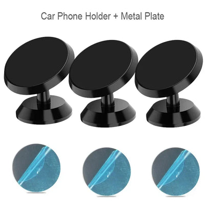 📱🧲 Μαγνητική Βάση Κινητού για Αυτοκίνητο – Universal Car Phone Holder (Περιστρεφόμενη ή Σταθερή) 🚗