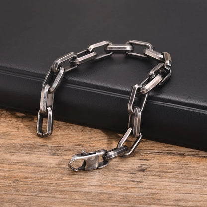 ⛓️ Vintage Byzantine Chain Bracelet – Ανδρικό Βραχιόλι από Ανοξείδωτο Ατσάλι | Retro Πλεκτό Design για Μοντέρνους & Κλασικούς Άνδρες
