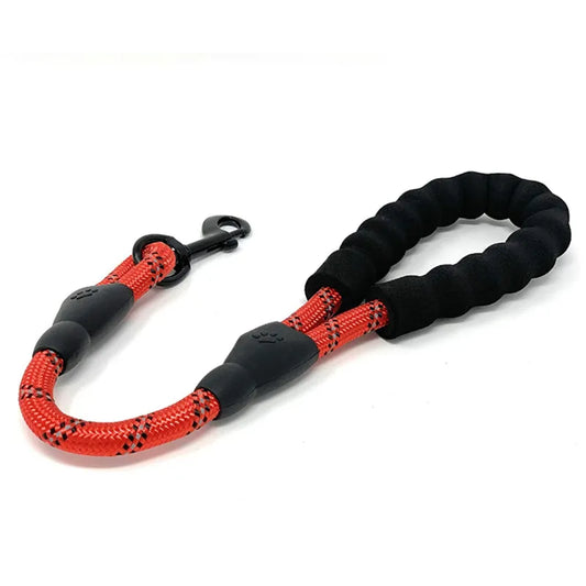 🐕‍🦺✋ Short Reflective Dog Leash – Ανθεκτικό Λουρί για Έλεγχο Μεγάλων Σκύλων 🚶‍♂️🔗 Μέγιστος έλεγχος στις βόλτες – ιδανικό για πόλη & εκπαίδευση!