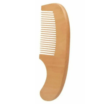 🍼✨ Baby Beech Wood Brush & Comb 🚀 (Με Μαλακό Μαλλί – Για Νεογέννητα)
