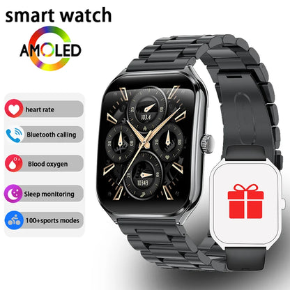 ⌚ New Ultra Thin Smart Watch 1.96" AMOLED – Κομψό, Έξυπνο & Υψηλής Ανάλυσης