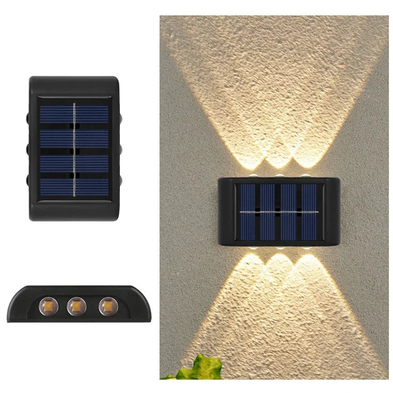 ☀️ Solar LED Απλίκα Εξωτερικού Χώρου – Αδιάβροχη IP65 με Αυτόματη Λειτουργία 🌙✨