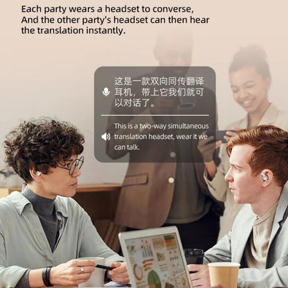 🎧 T25 Intelligent Voice Translation Earphones – 142 Γλώσσες | Real-Time AI Μετάφραση | Bluetooth 5.4
