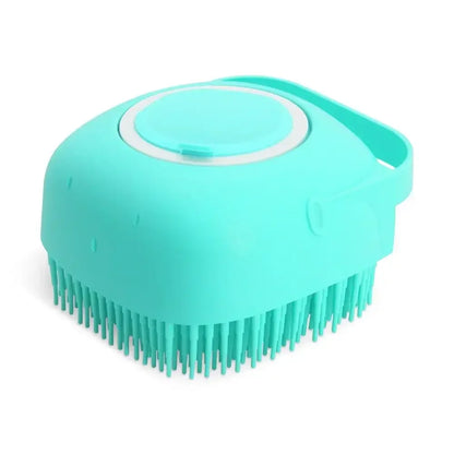 🛁🐾 Pet Shampoo Brush with Dispenser – Σιλικονούχα Βούρτσα Μασάζ & Σαπουνίσματος για Σκύλους & Γάτες 🧴🐶 2 σε 1: Απαλό μασάζ & καθαρισμός με δοχείο σαμπουάν – για άνετο και απολαυστικό μπάνιο!