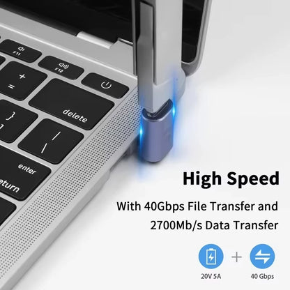 🔌⚡ NNBILI USB4.0 90° Type-C Adapter – 40Gbps, 100W PD, 8K60Hz ✨