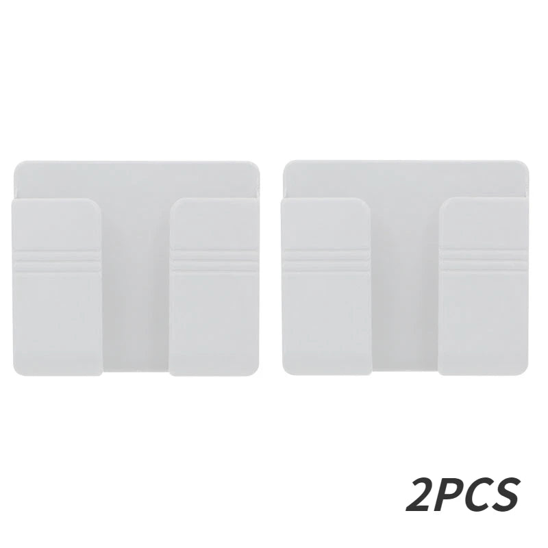 📱 Multifunction Wall Mounted Storage Box – Οργανωτής Χωρίς Τρύπες για Τηλεκοντρόλ, Κινητά & Καλώδια