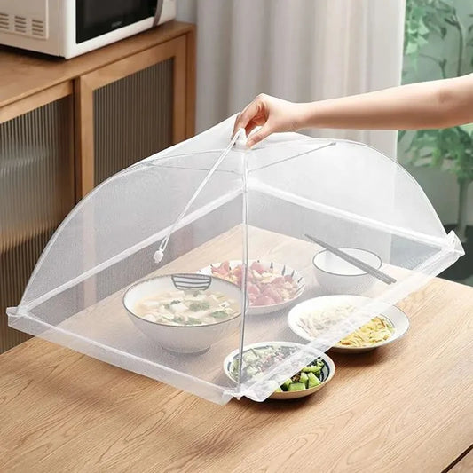 🥗🦟 Food Cover Mesh – Πτυσσόμενο Δίχτυ Κάλυψης Τροφίμων Πλενόμενο & Αντικουνουπικό ✨