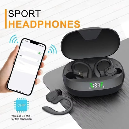 🎧🔥 Wireless Sports Earbuds – HiFi Ήχος, Αδιάβροχα & Άνεση σε Κάθε Κίνηση! 🔥🎧 Original TWS Earphones | Bluetooth 5.1 | Ear Hook Design | Waterproof & Noise Cancelling