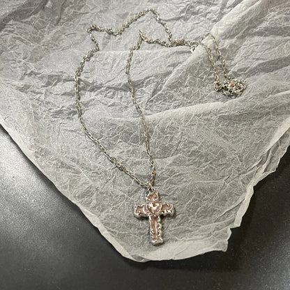 ⭐ Vintage Δερμάτινο Κολιέ με Αστέρι – Unisex, Ασημί Αντικέ με Y2K Aesthetic ✨