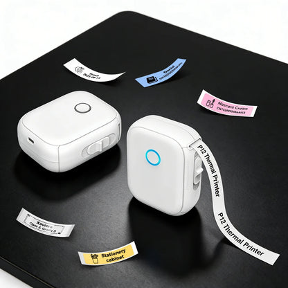 🏷️ P12 Portable Mini Thermal Label Printer – Bluetooth Εκτυπωτής Ετικετών με Marklife App & Επαναφόρτιση Type-C