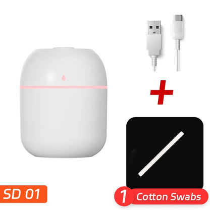 💧🌬️ Mini Φορητός Υγραντήρας Νερού – Σταγόνα Νερού USB, Αθόρυβος & Αυτόματη Προστασία ⚡🏠