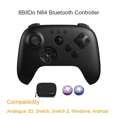 🎮✨ 8BitDo N64 Bluetooth Controller – Retro Gaming Gamepad για Switch, Windows & Android