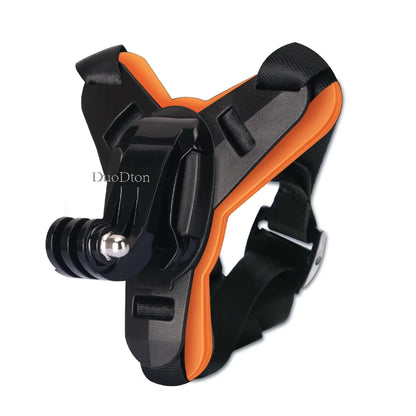 🏍️📷 Βάση Κράνους για GoPro & Smartphone – Universal Strap Mount Holder για Action Cameras & Κινητά 📱🎥