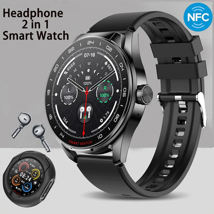 ⌚ GEJIAN D9 – Smart Watch με Ενσωματωμένα Bluetooth Ακουστικά 2-σε-1 | NFC, Κλήσεις, Καρδιακός Ρυθμός & Πολλαπλά Sports Modes