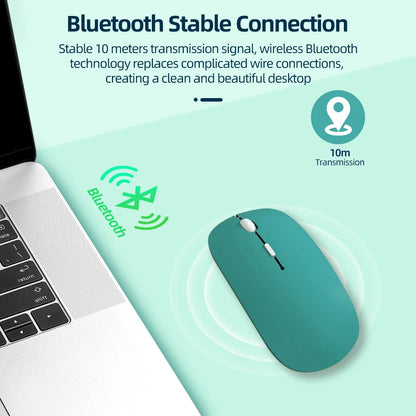 🖱️🔋 Ασύρματο Bluetooth Mouse για Tablet & Laptop – Ιδανικό για φορητές συσκευές με BT σύνδεση!
