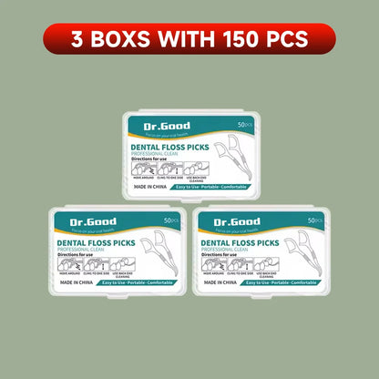🦷 Dental Floss Sticks – 50/150/300/600/1000 Τεμάχια – Οδοντικό Νήμα Μίας Χρήσης για Στοματική Υγιεινή
