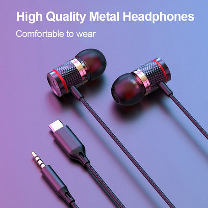 🎧 9D HiFi Heavy Bass Earphones – Ενσύρματα Ακουστικά με 7.1 Surround & Μικρόφωνο